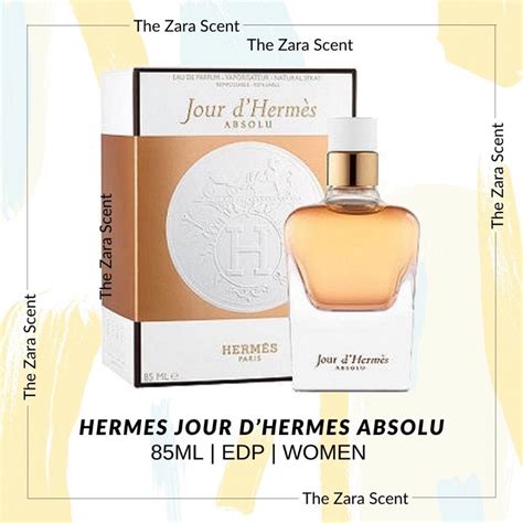 eau de parfum jour d hermes absolu 85ml|jour Hermes absolu refill.